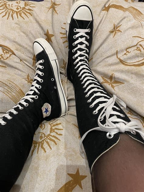 knee high converse|knee high converse size 10.